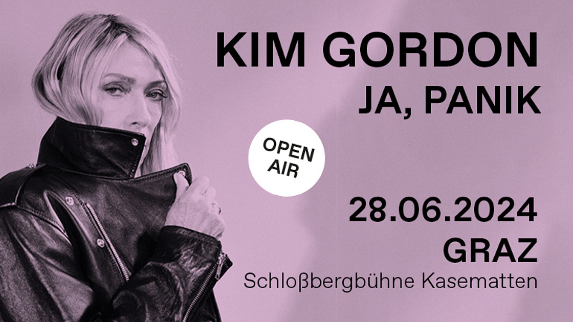 Sonic Youth icon Kim Gordon is coming to Graz!