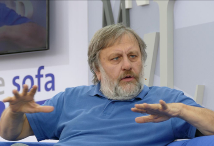 Slavoj Žižek (c) Amrei-Marie, CC BY-SA 4.0 <https://creativecommons.org/licenses/by-sa/4.0>, via Wikimedia Commons