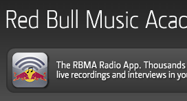 Red Bull Music Academy Radio Red Bull Music Academy Radio